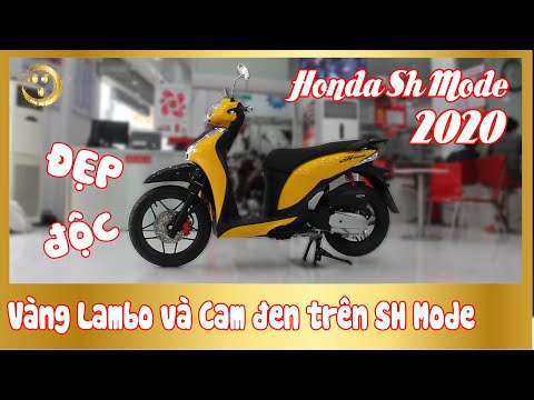 Video Honda SH Mode 2020 Độ Màu Vàng Lambo và Màu Cam Đen - youtube