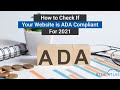 How to Check if Your Website is ADA Compliant