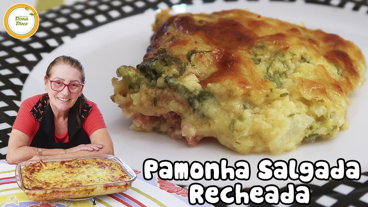 FESTA JUNINA! PAMONHA SALGADA DE FORNO! simples e fácil! #376