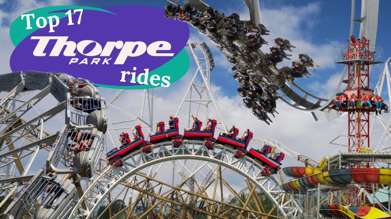 Thorpe Ringo Rides Top 17 Thorpe Park rides - YouTube