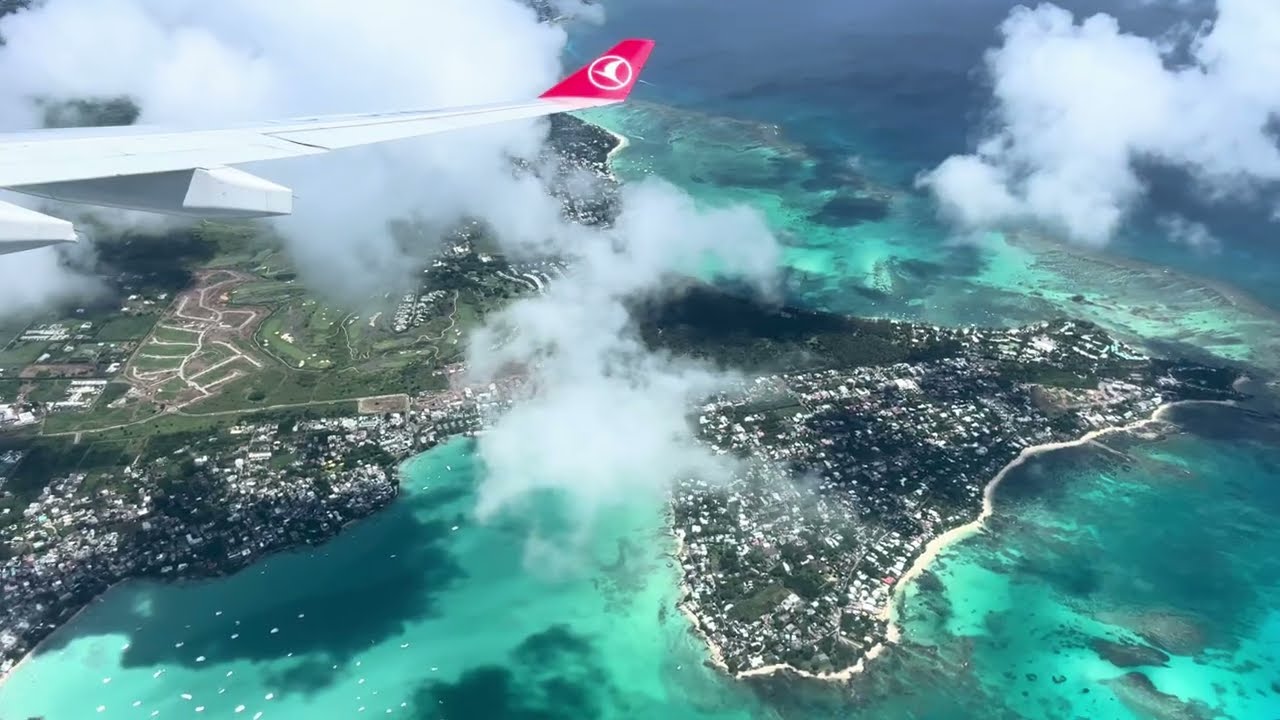Mauritius Airport (MRU) |Approach and Landing | TK176 | 2023-03-13