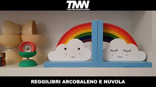 Rainbow and Cloud Bookends