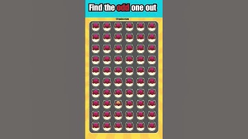 🧐Find the Odd One Out in 5 Seconds! |can you #BrainChallenge #shorts #PuzzleChallenge  #TrendingNow