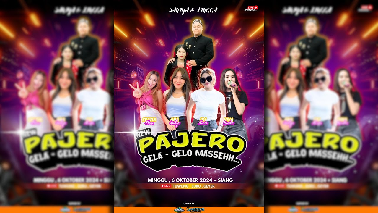 🔴#LIVE NEW PAJERO GELA GELO  - TUWUNG SURU GEYER - 06 OKTOBER 2924