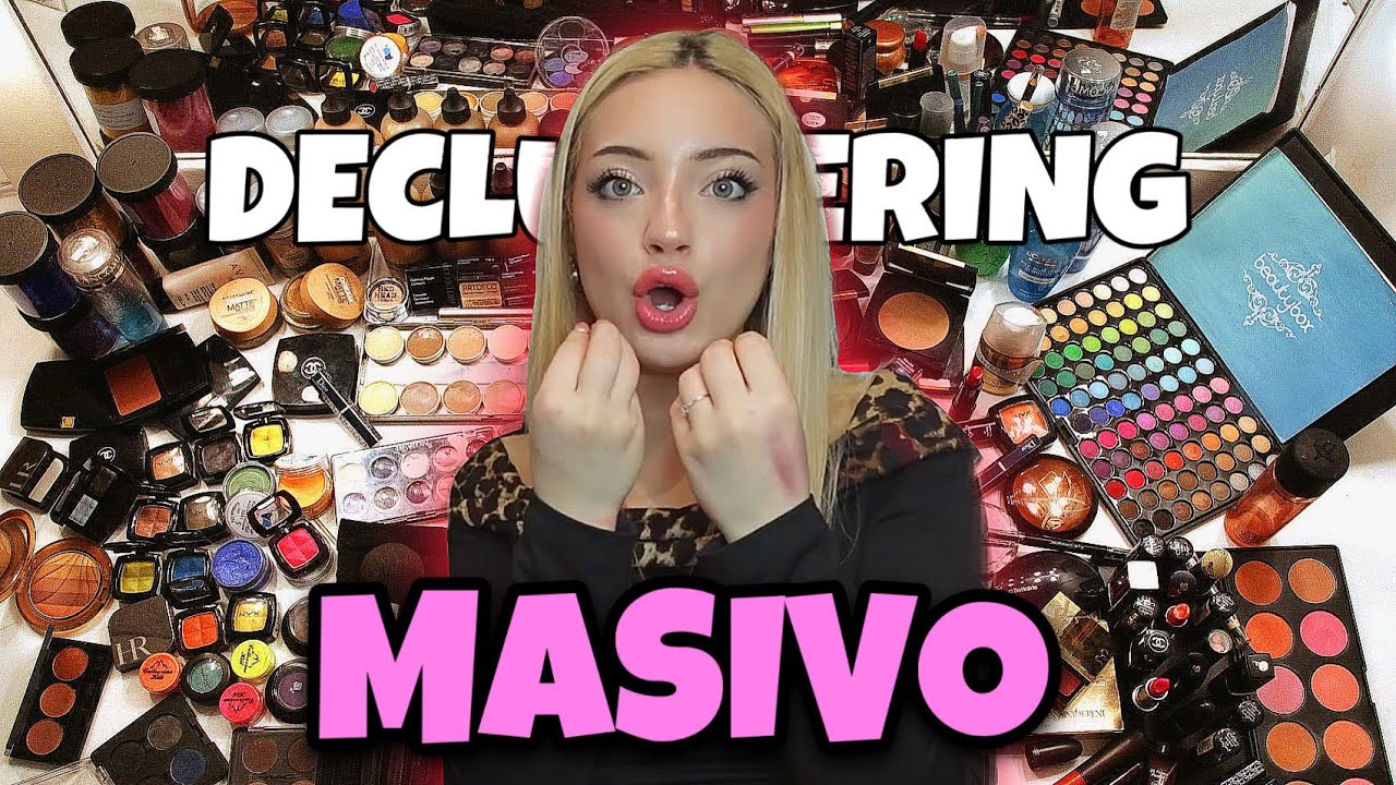 ¡ADIÓS A TODO LO VIEJO! Decluttering de toda mi colección de maquillaje