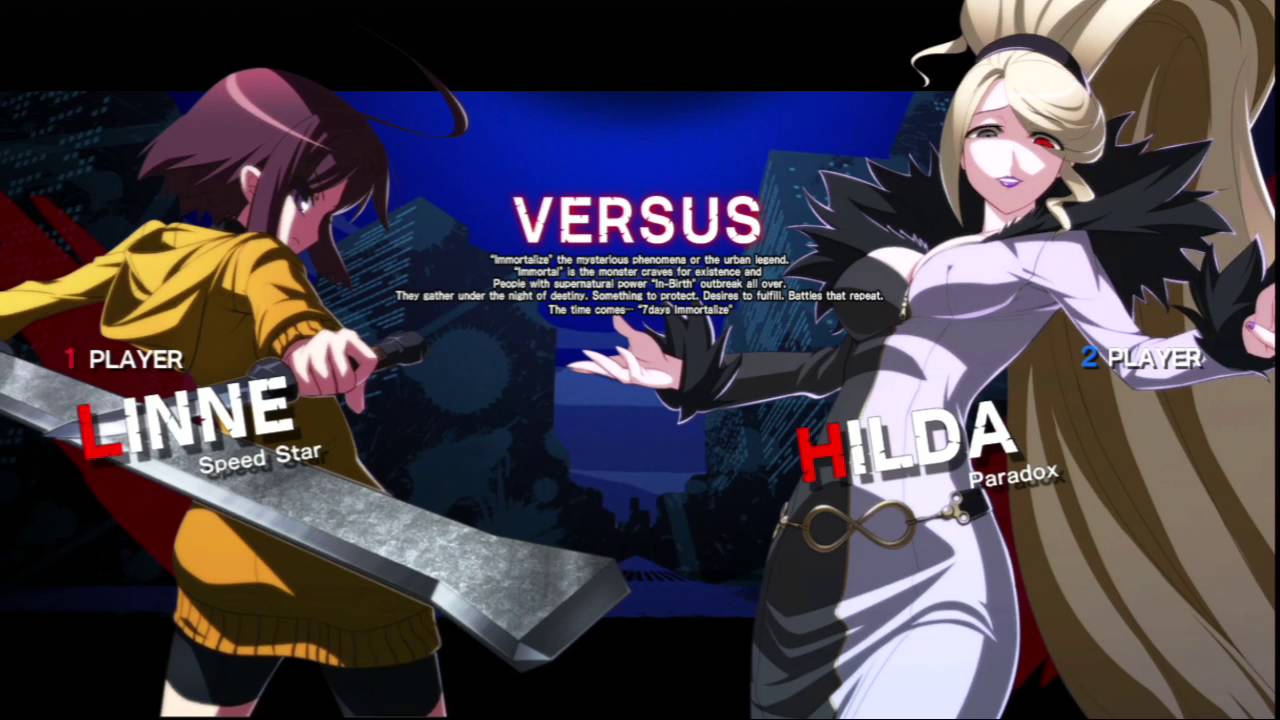 Under Night In Birth Exelate リンネプレイ動画 その1 Youtube