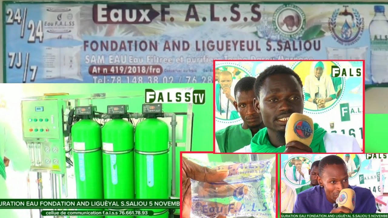 INAUGURATION EAU FONDATION AND LIGUÈYAL SERIGNE SALIOU 