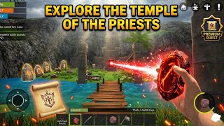 Celebrity I Explore the Temple Of Priests | Uncharted Island Gameplay Net Worth