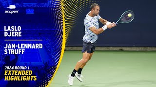 Laslo Djere vs. Jan-Lennard Struff Extended Highlights | 2024 US Open Round 1