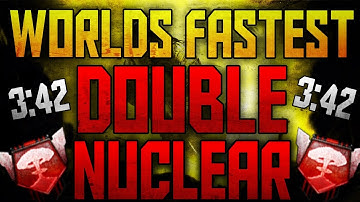 3:42 FASTEST DOUBLE NUCLEAR on Black Ops 2 Overflow Domination!