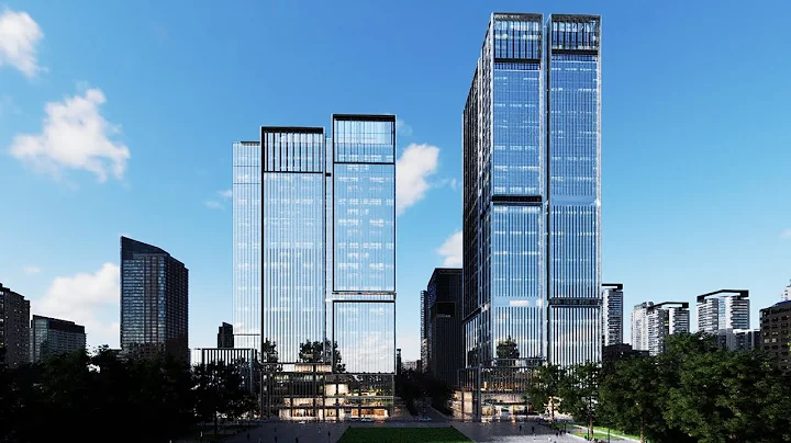 CGsorealCom Top Office Building D5 Render