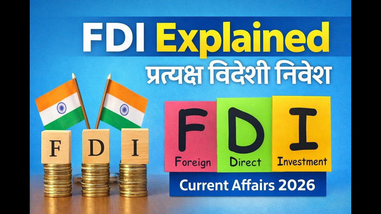 Fdi Upsc FDI Explained in Simple Words, Current Affairs 2026 UPSC & Competitive ...