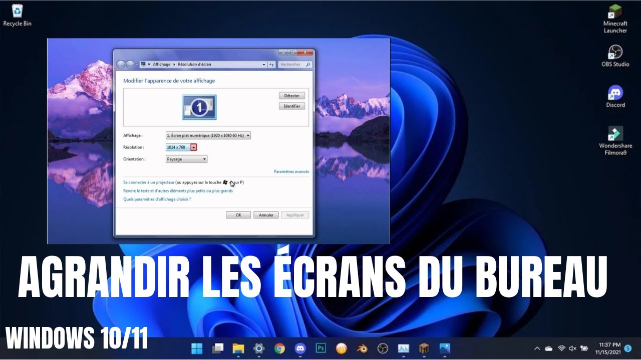 🖥️ Comment Agrandir les Écrans du Bureau sur PC (2025) - YouTube