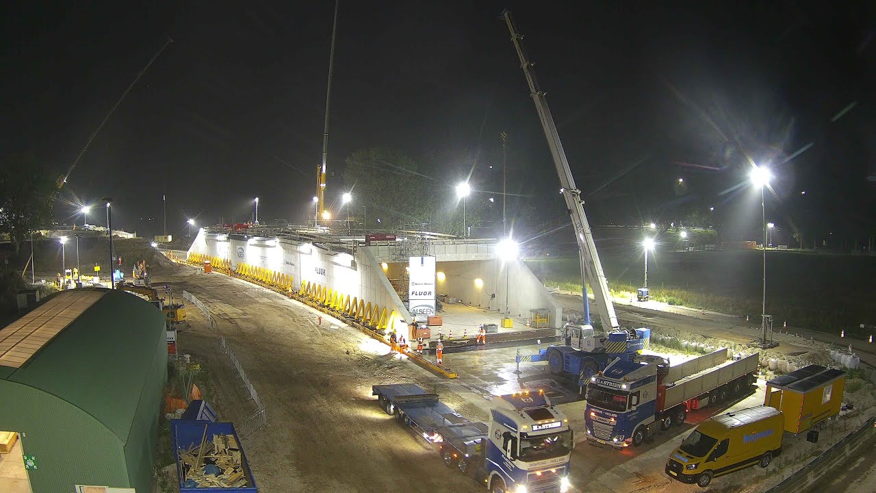 Timelapse onderdoorgangen A27 (Hooipolder)