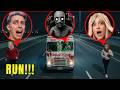 My Drone Filmed a BLOODY Ice Cream Truck in Real Life!!