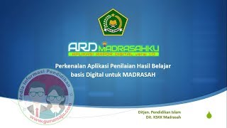 Panduan Penggunaan Aplikasi ARD Madrasah screenshot 1