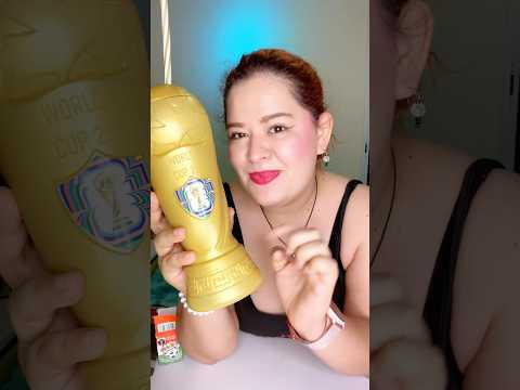 RELLENE UNA COPA DEL MUNDO CON SOPRESAS🏆⚽️ #SummerOfGoals 🏟️ #shorts #unboxing #suscribete #viral