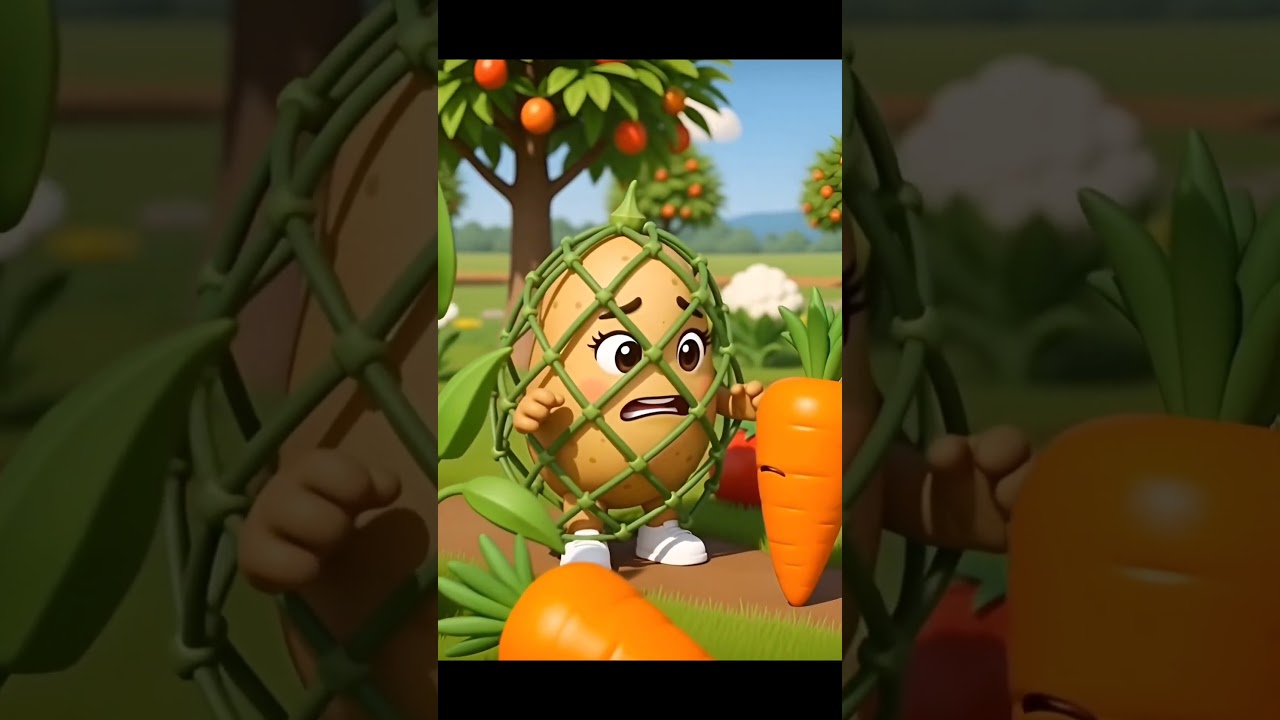 Ek Mota Aloo Jhoom Ke Chala | Funny Aloo Cartoon Song | Kids Rhymes