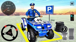 Advance Police Quad Bike Parking - 4x4 ATV Bike - Android Gameplay screenshot 2