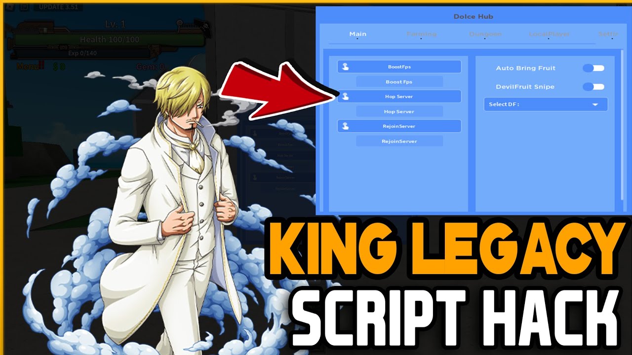 KING LEGACY ☀️⚫️ – ScriptPastebin