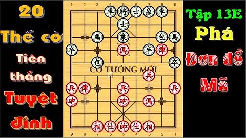 20 THẾ CỜ KHAI CUỘC TIÊN THẮNG TUYỆT ĐỈNH 13E