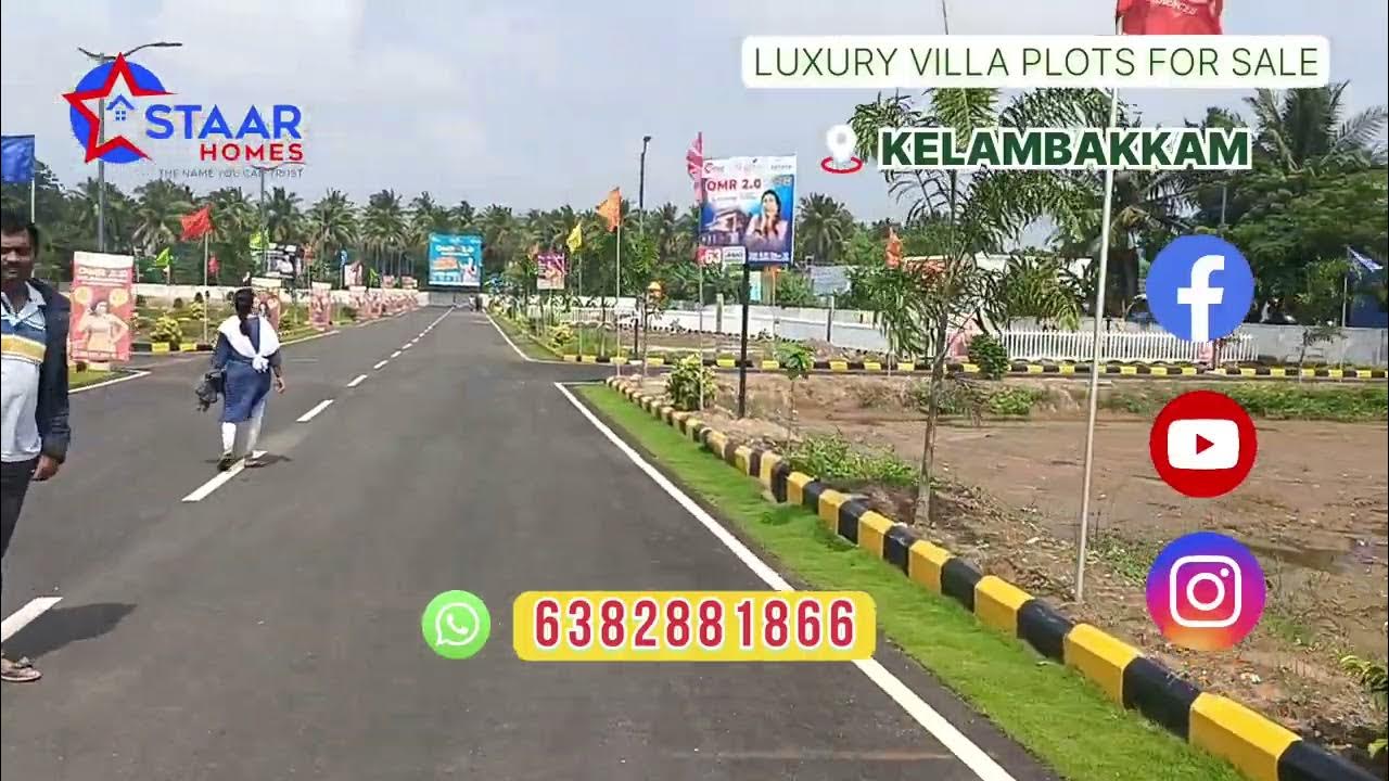 Chennai land for sale in Kelambakkam Low Budget Villa & plots omr 