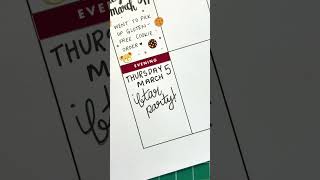 Plan with me in my vertical memory planner ⋆。°·☁︎ #journaling #memoryjournal #memorykeeping #planner