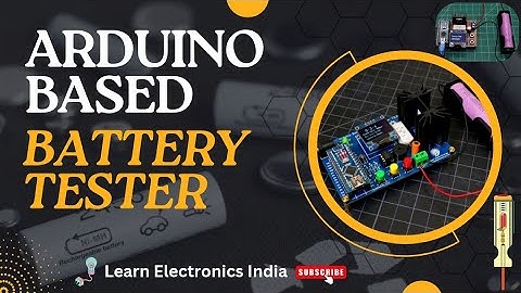 Arduino-Based Battery Tester- using Proteus