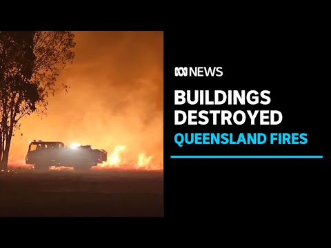 Homes lost as 'out of control' bushfires spread west of toowoomba | abc news