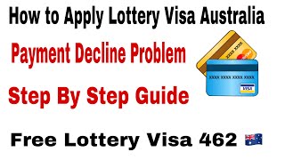 Australia Subclass 462 Error Problem | Lottery Visa Payment Issue 🇦🇺😱#australia