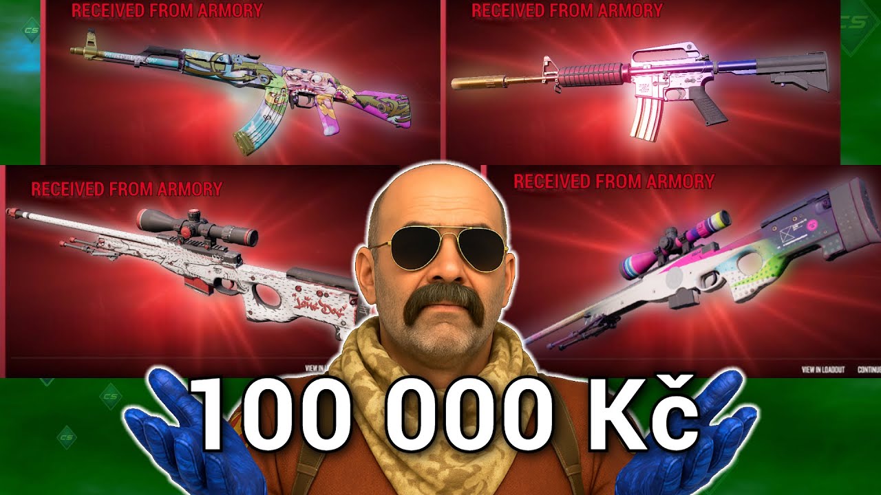 Podařilo se mi Získat VŠECHNY Vzácné skiny z ARMORY v CS2 za 100 000 Kč! | 2025 speciál