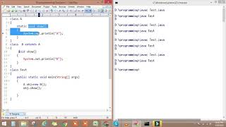 Method Hiding in java
