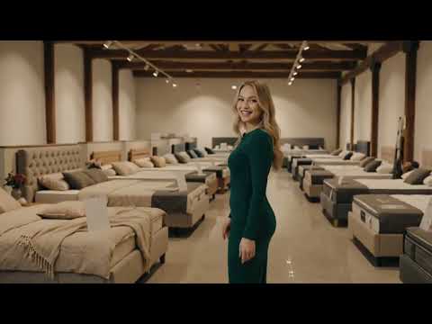 Двуспальная кровать MyBed Mika 160х200 см с подъемным механизмом и нишей для белья, обивка рогожка, Графит, видео 1