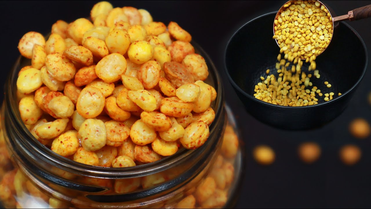 1 കപ്പ് പരിപ്പ് കൊണ്ട് മൊരു മൊര Bakery Snacks | Chana Dal Namkeen | Crispy Parippu Fry Recipe | Fry