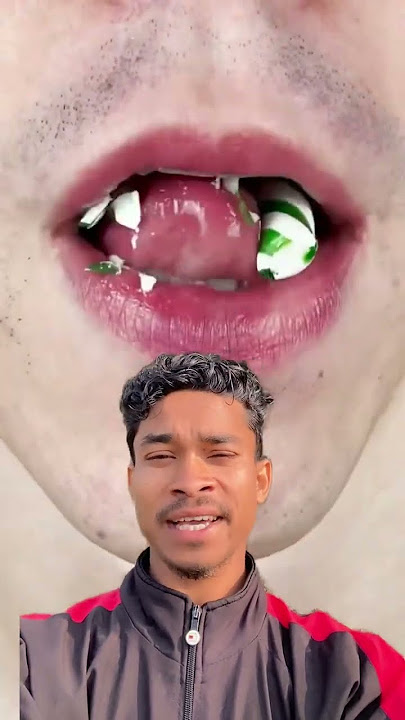 Green Candy Cane 🥶 Kalbung Candy ASMR 😍 #shorts #asmr #raghaimurmu