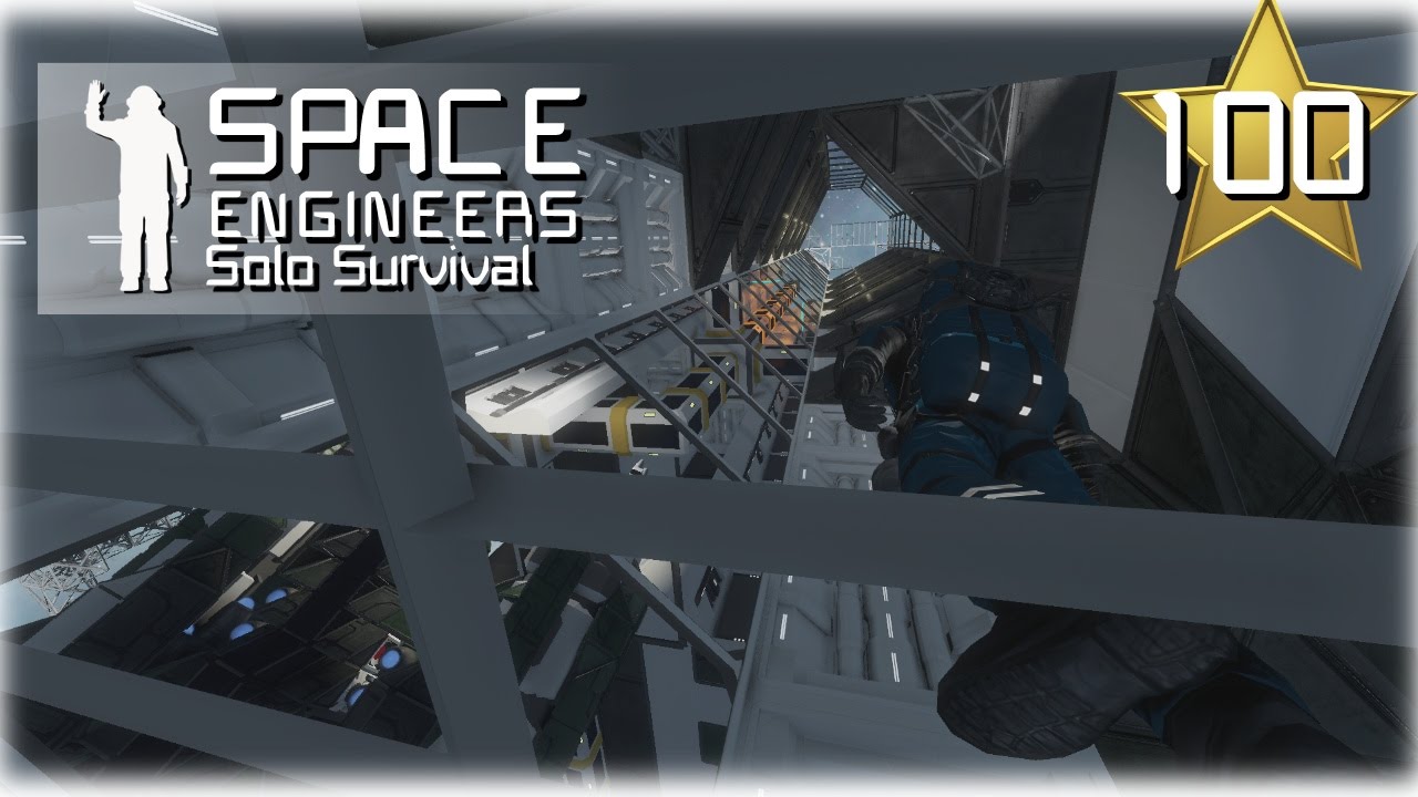 Space Engineers • Solo Survival • 100 • Special - YouTube