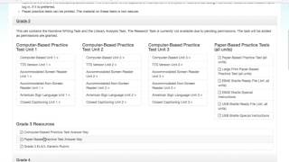PARCC Practice Tests Screencasts