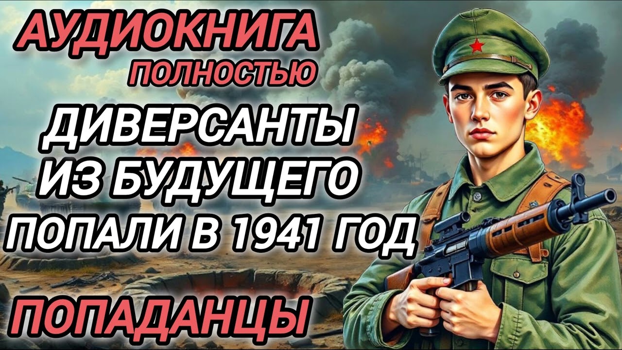 Аудиокнига ПОПАДАНЦЫ В ПРОШЛОЕ: ДИВЕРСАНТЫ ИЗ БУДУЩЕГО ПОПАЛИ 1941 ГОД