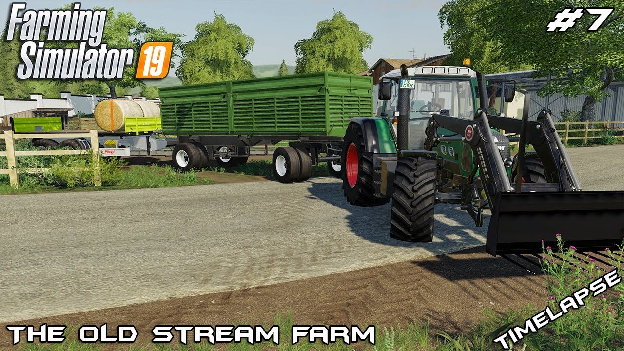 Feeding horses Animals on The Old Stream Farm Farming Simulator 19