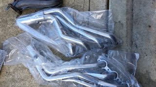 Installing Long Tube Headers & Y Pipe on Chevy Tahoe GM Truck Part 2