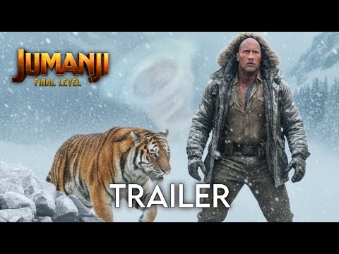 Jumanji 4 Final Level Teaser Trailer Dwayne Johnson Jack Black 2026 Concept 