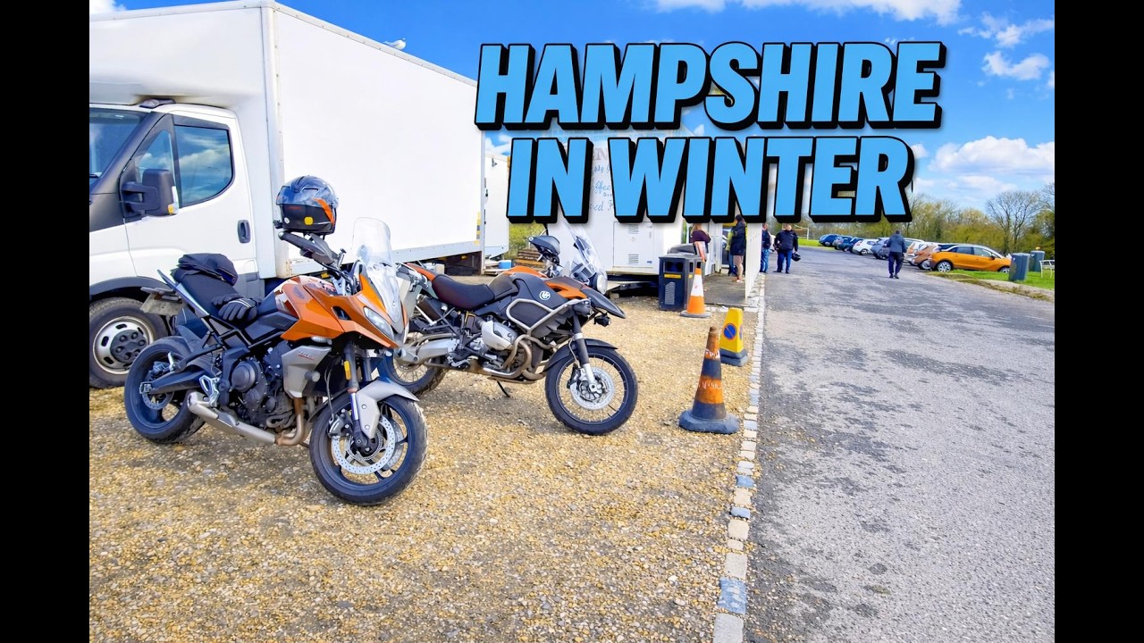 Winter Ride in Hampshire | Tiger Sport 660 vs BMW GSA 1200 | Southampton to Portsdown Hill