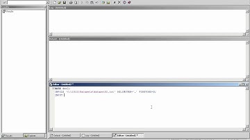 SAS - Reading in data
