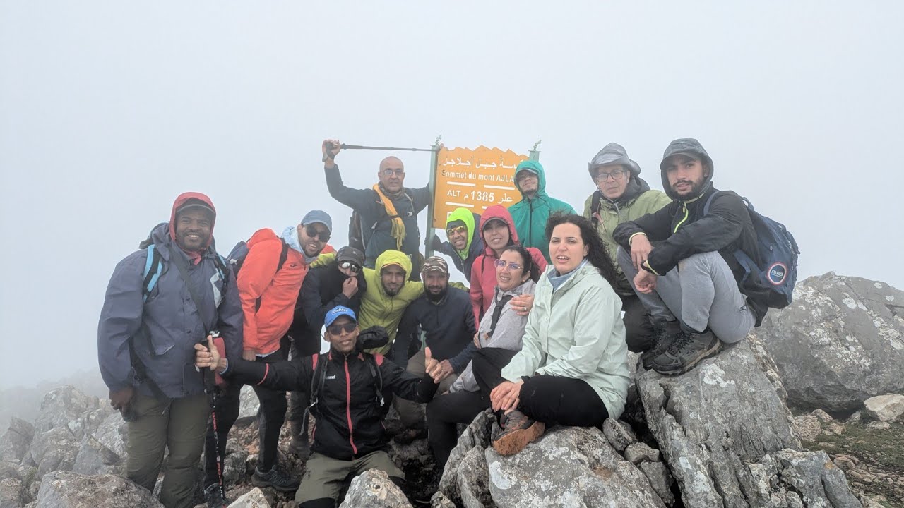 Rando107قمة اجلاجل بقبيلة بني حزمار انطلاقا من قرية دار بن يامون   مسار لمتعةالعين و الروح