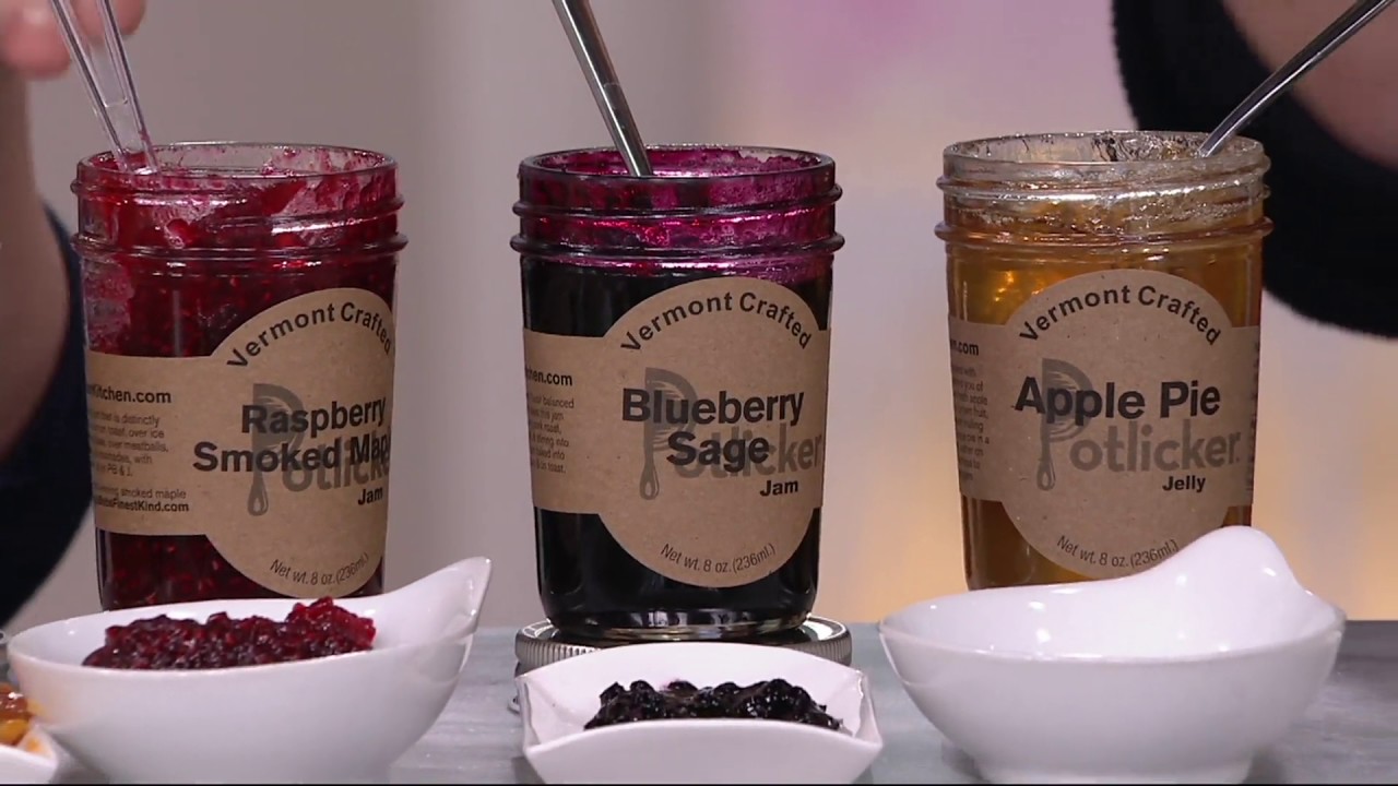 Potlicker Kitchen Set of 6 Gourmet Jams with Recipes on QVC YouTube