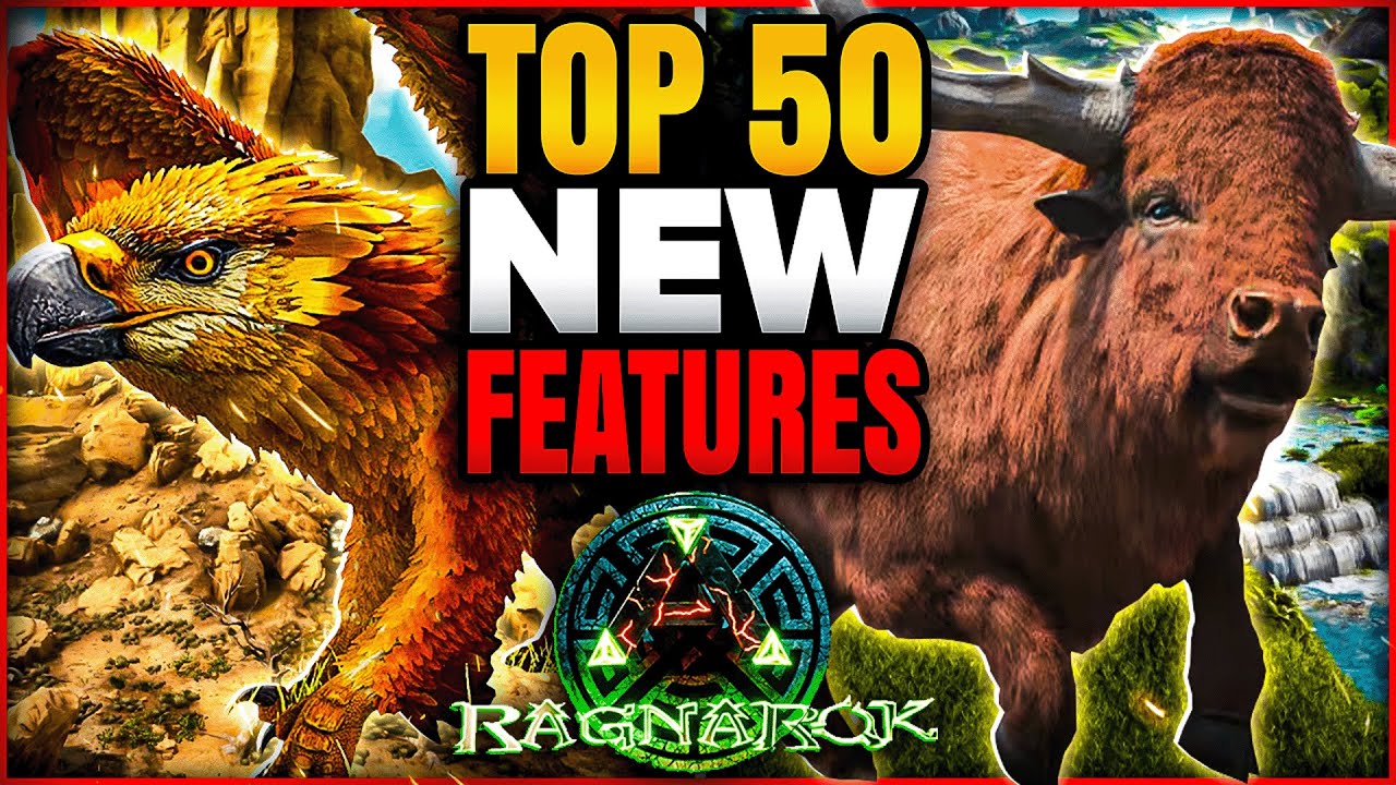 50 Game Changing New Features in Ark Ragnarok Ascended - YouTube