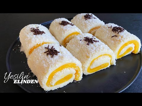 Do you have orange and milk? Make this delicious dessert👍No Oven Few ingredients🔝Dessert Recipe