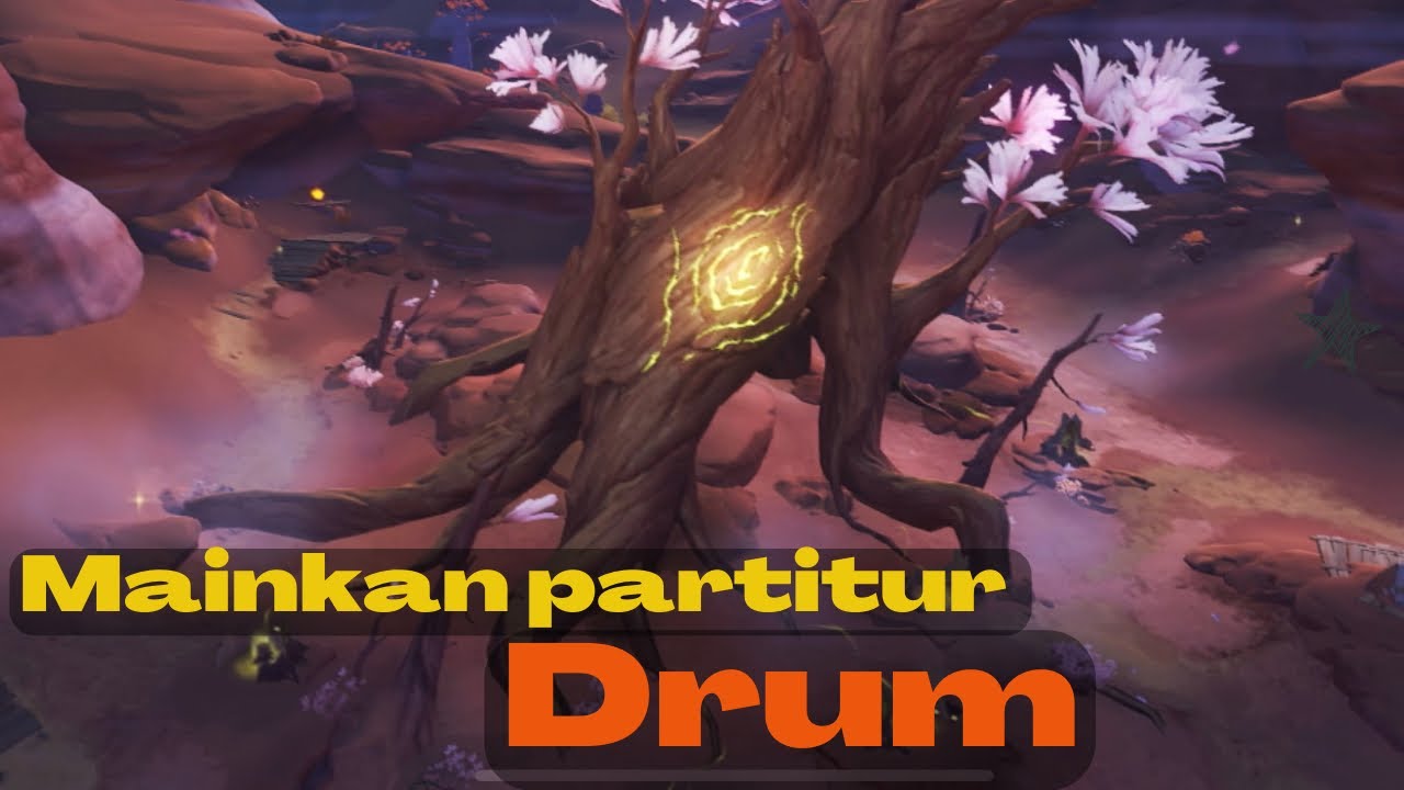 Mainkan Partitur Drum 【Genshin Impact】 YouTube