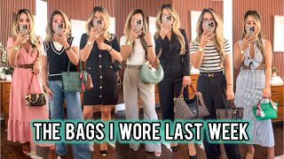 LUXURY BAGS I WORE LAST WEEK😍: Louis Vuitton, Chanel, Goyard & More