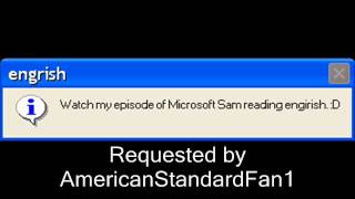 Microsoft Sam reads Cool Errors S16EP5
